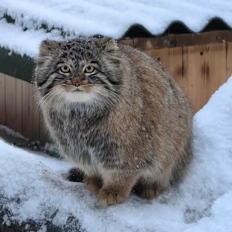 Фотография Сына Снежинки 2025 г.р. Ⅲ в Новосибирском Зоопарке