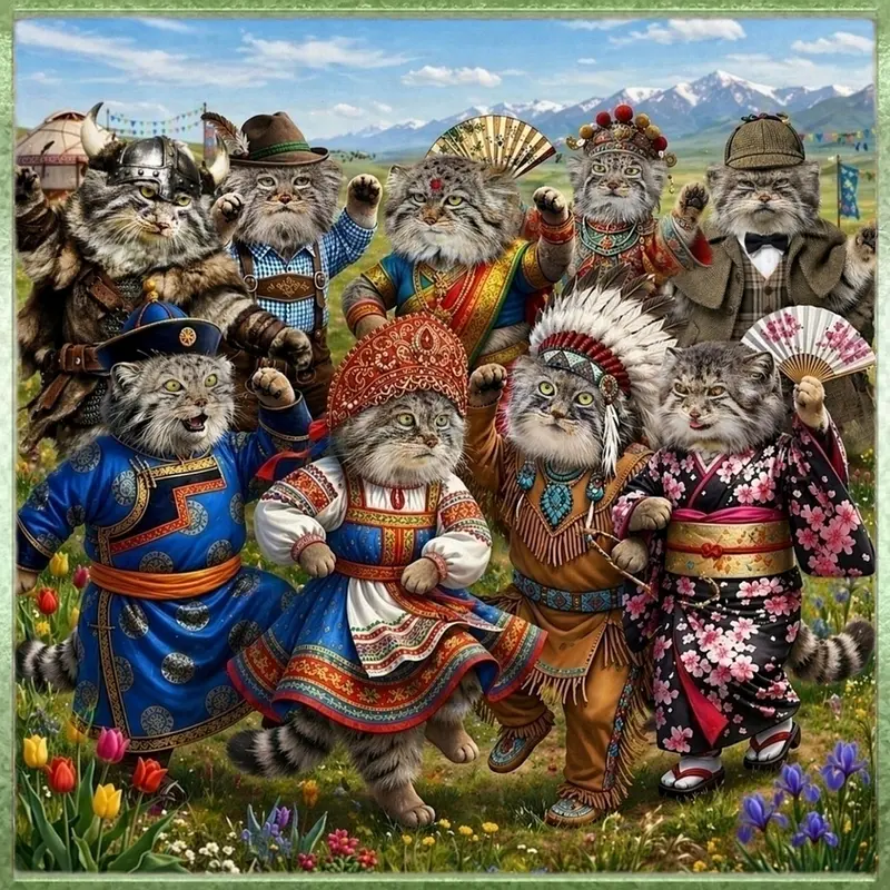 Фотография с манулом