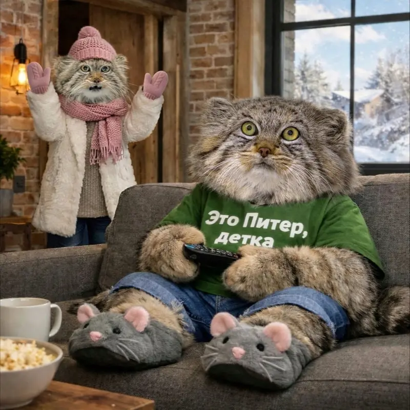 Фотография с манулом