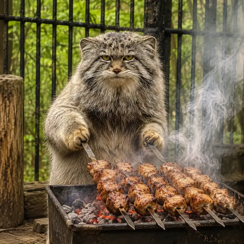 Фотография с манулом