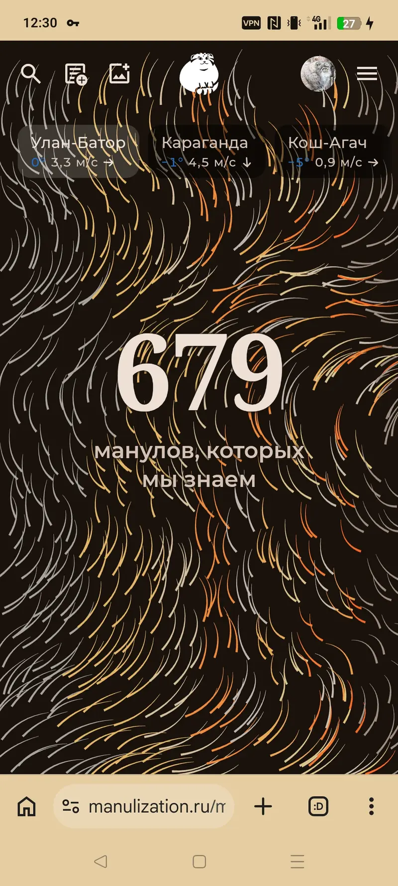 Фотография с манулом