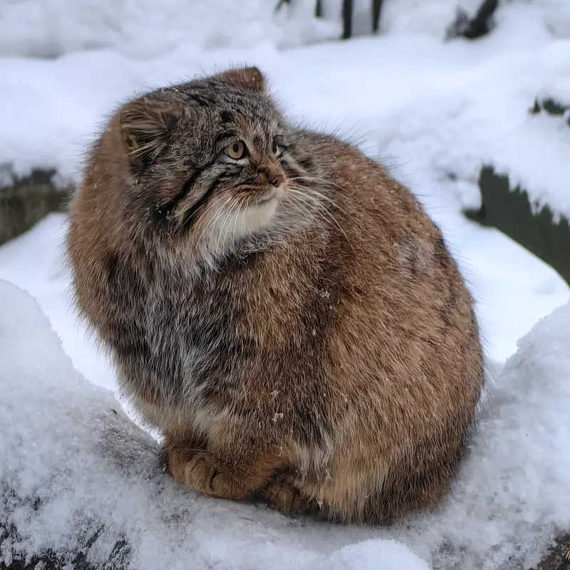 Фотография Сына Снежинки 2025 г.р. Ⅲ в Новосибирском Зоопарке